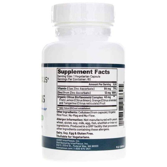 Zinc Plus, 60 Veg Capsules, INP