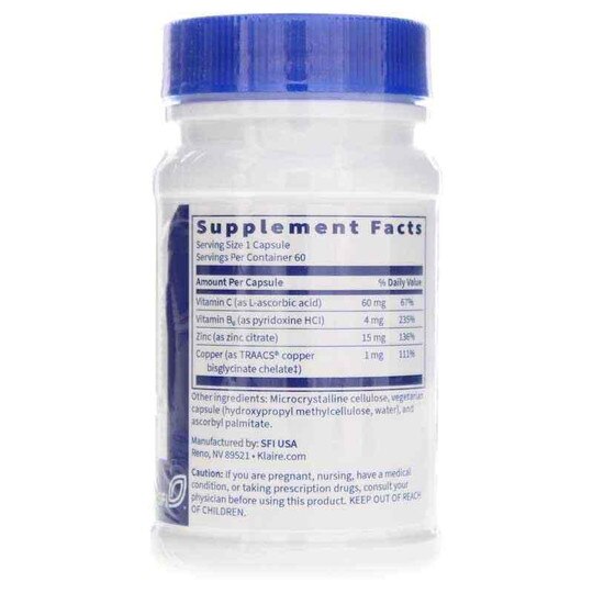 Zinc Plus, 60 Veg Capsules, KL