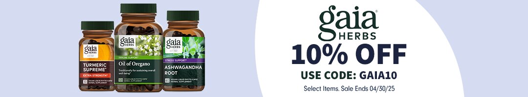 Extra 10% OFF Select Gaia Herbs