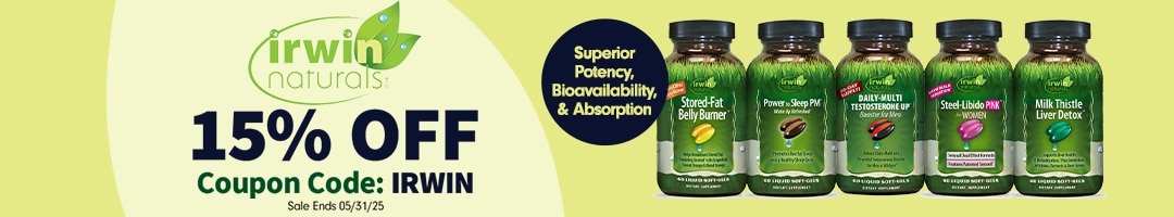 15% OFF Irwin Naturals