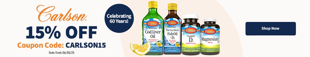 15% OFF Carlson Labs