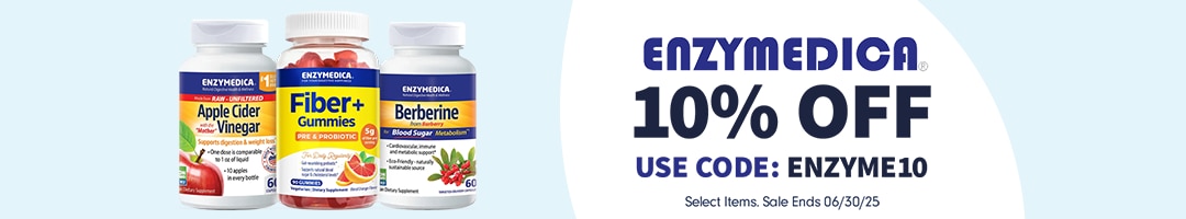10% OFF Select Enzymedica