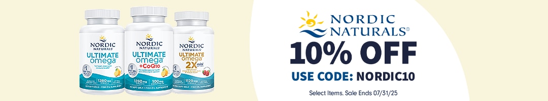 10% OFF Select Nordic Naturals