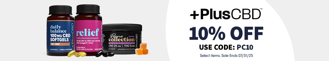 10% OFF Select PlusCBD Oil