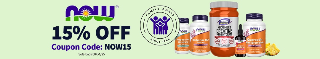 15% OFF NOW Foods