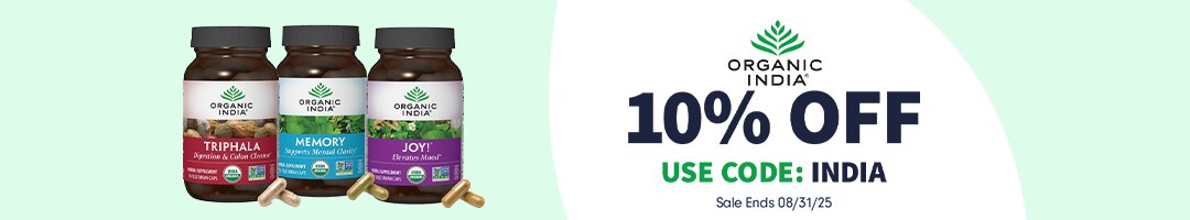 10% OFF Organic India