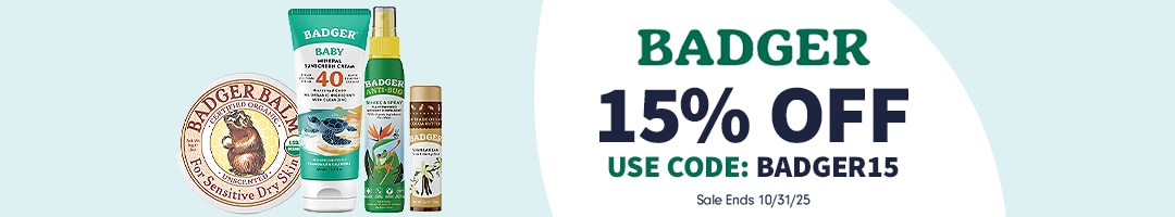 15% OFF Badger