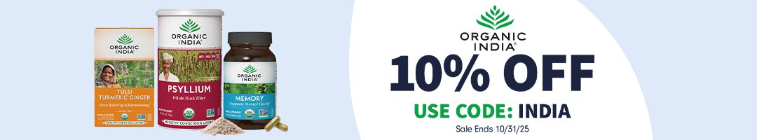 10% OFF Organic India