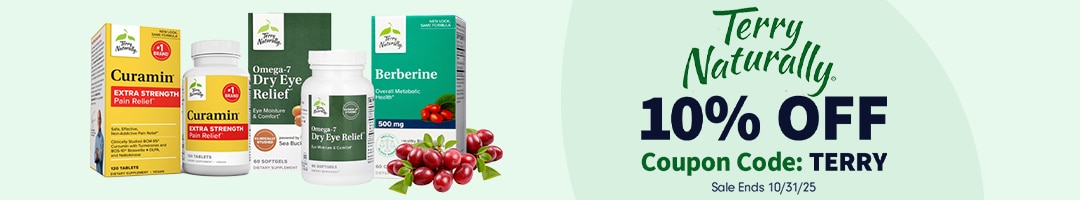 10% OFF Terry Naturally