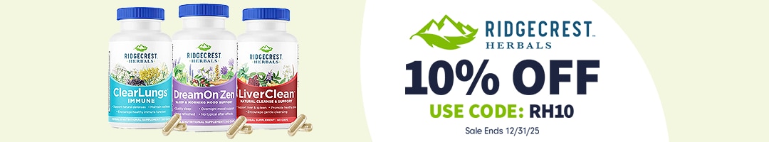 10% OFF Ridgecrest Herbals