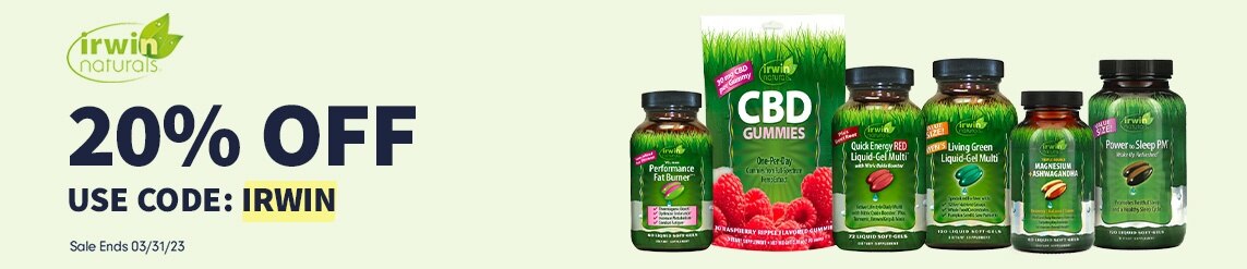 Extra 20% OFF All Irwin Naturals