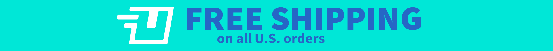 Free Shipping on all U.S. orders