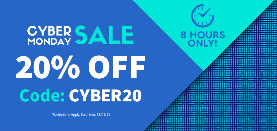 Cyber Monday Flash Sale: 20% OFF